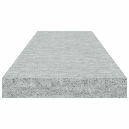 Scaffali a Parete 4 pz Grigio Cemento 80x23,5x3,8 cm in MDF | homemem39