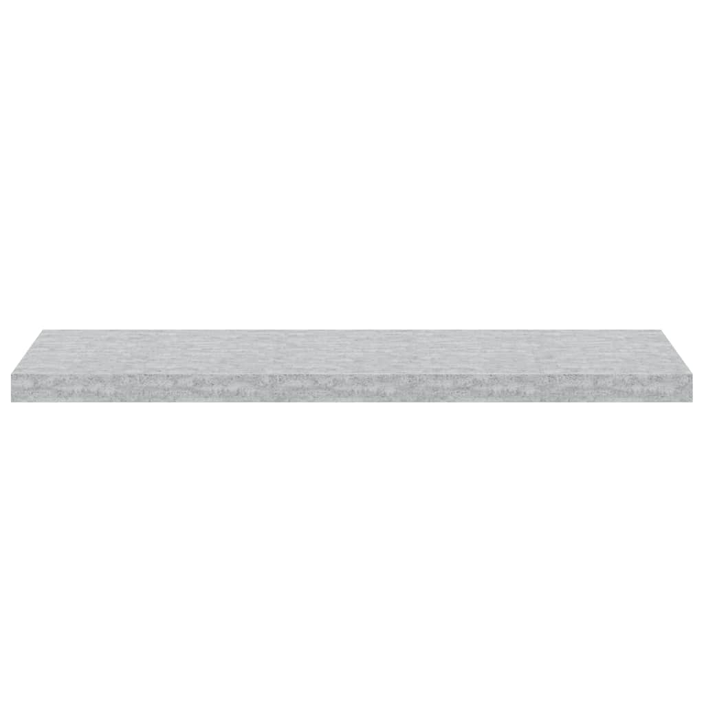 Scaffale a Parete Grigio Cemento 90x23,5x3,8 cm in MDF | homemem39