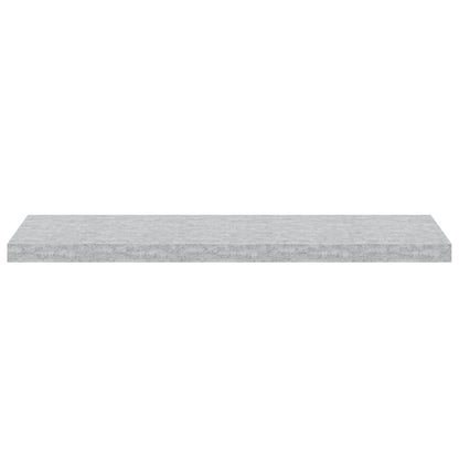 Scaffale a Parete Grigio Cemento 90x23,5x3,8 cm in MDF | homemem39