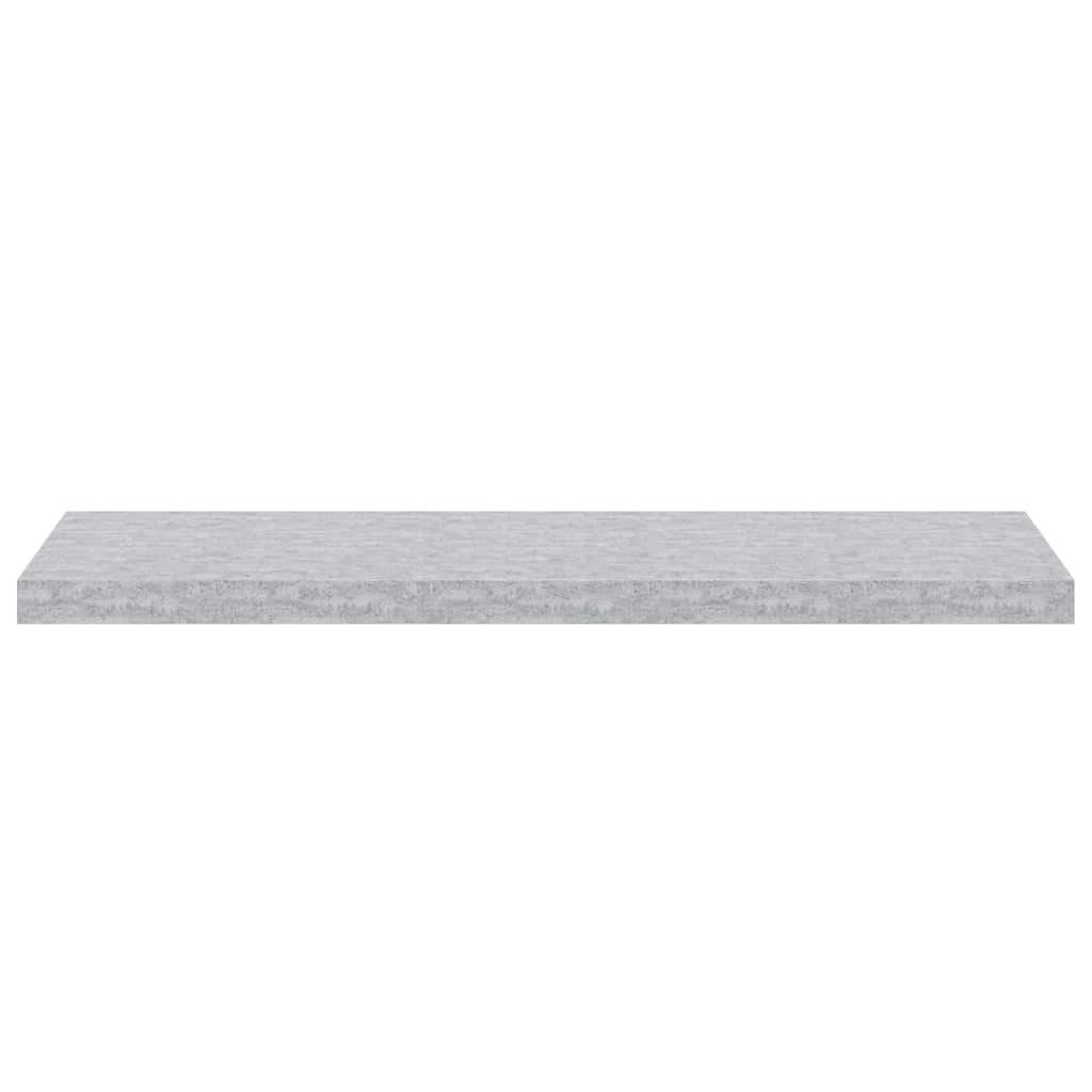 Scaffali a Parete 2 pz Grigio Cemento 90x23,5x3,8 cm in MDF | homemem39