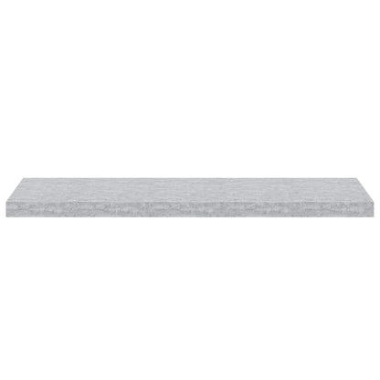 Scaffali a Parete 2 pz Grigio Cemento 90x23,5x3,8 cm in MDF | homemem39