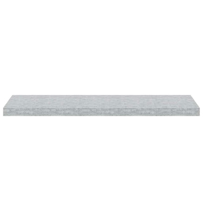 Scaffali a Parete 4 pz Grigio Cemento 90x23,5x3,8 cm in MDF | homemem39