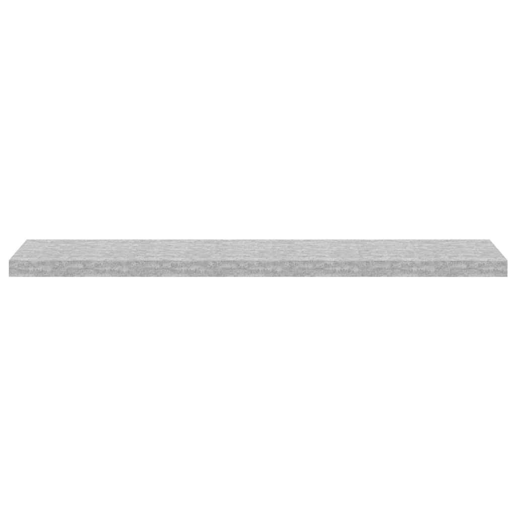 Scaffale a Parete Grigio Cemento 120x23,5x3,8 cm in MDF | homemem39