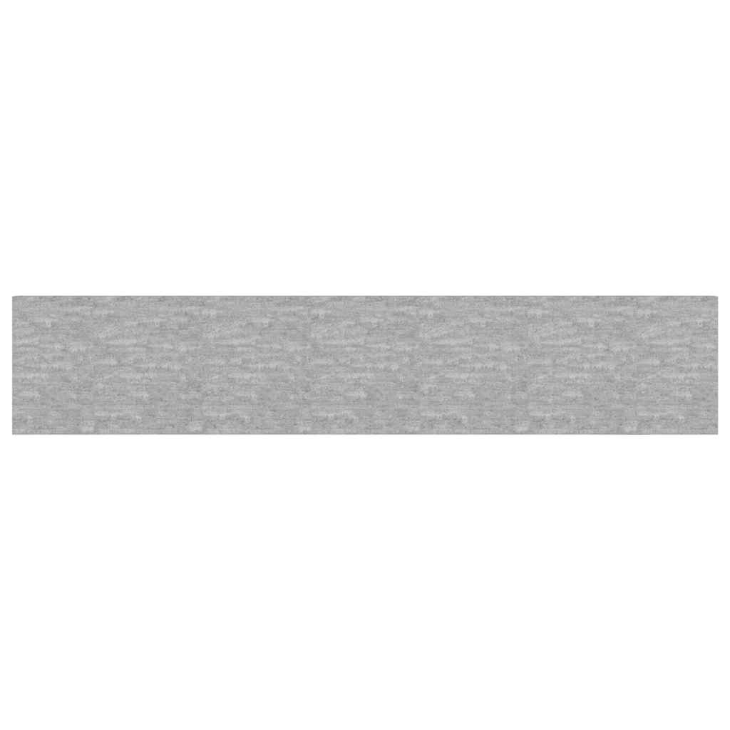 Scaffale a Parete Grigio Cemento 120x23,5x3,8 cm in MDF | homemem39