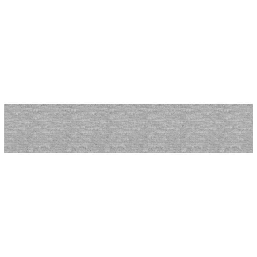 Scaffali a Parete 4 pz Grigio Cemento 120x23,5x3,8 cm in MDF | homemem39