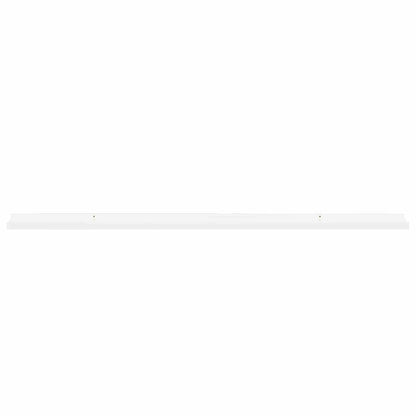 Mensole da Parete 2 pz Bianco Lucido 115x9x3 cm | homemem39