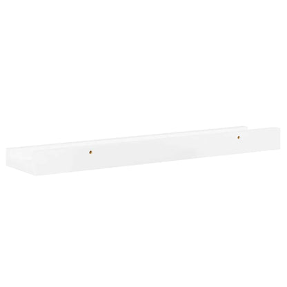Mensole da Parete 4 pz Bianco Lucido 40x9x3 cm | homemem39