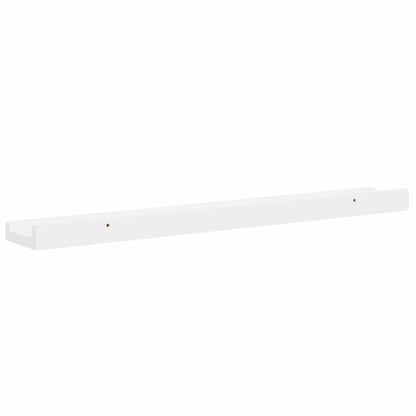 Mensole da Parete 4 pz Bianco Lucido 60x9x3 cm | homemem39