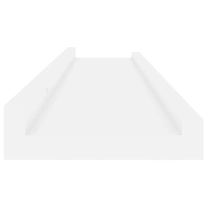Mensole da Parete 4 pz Bianco Lucido 80x9x3 cm | homemem39