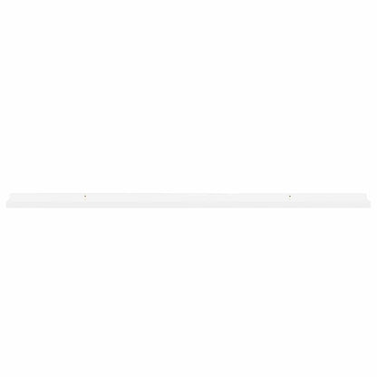 Mensole da Parete 2 pz Bianco Lucido 115x9x3 cm | homemem39