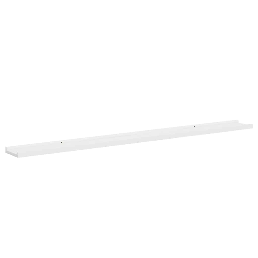 Mensole da Parete 2 pz Bianche 115x9x3 cm | homemem39