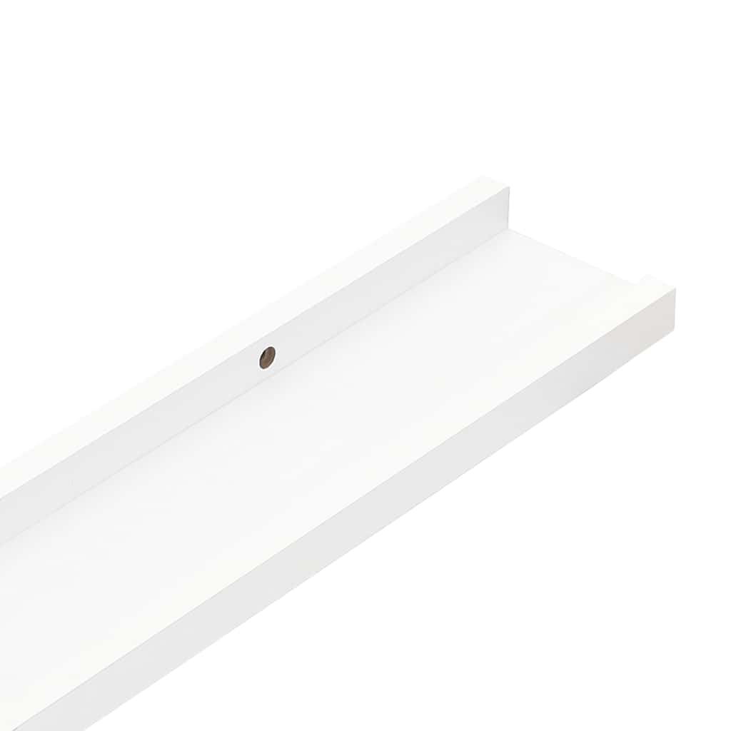 Mensole da Parete 2 pz Bianche 115x9x3 cm | homemem39