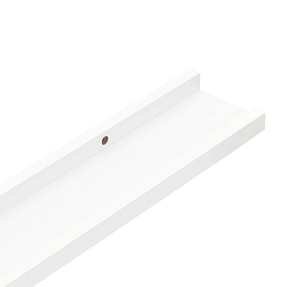 Mensole da Parete 2 pz Bianche 115x9x3 cm | homemem39
