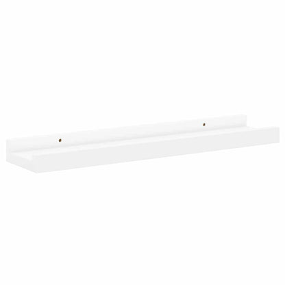 Mensole da Parete 4 pz Bianche 40x9x3 cm | homemem39