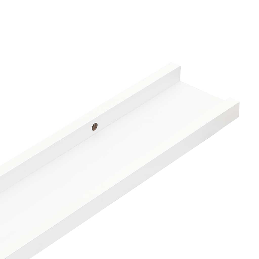 Mensole da Parete 4 pz Bianche 40x9x3 cm | homemem39