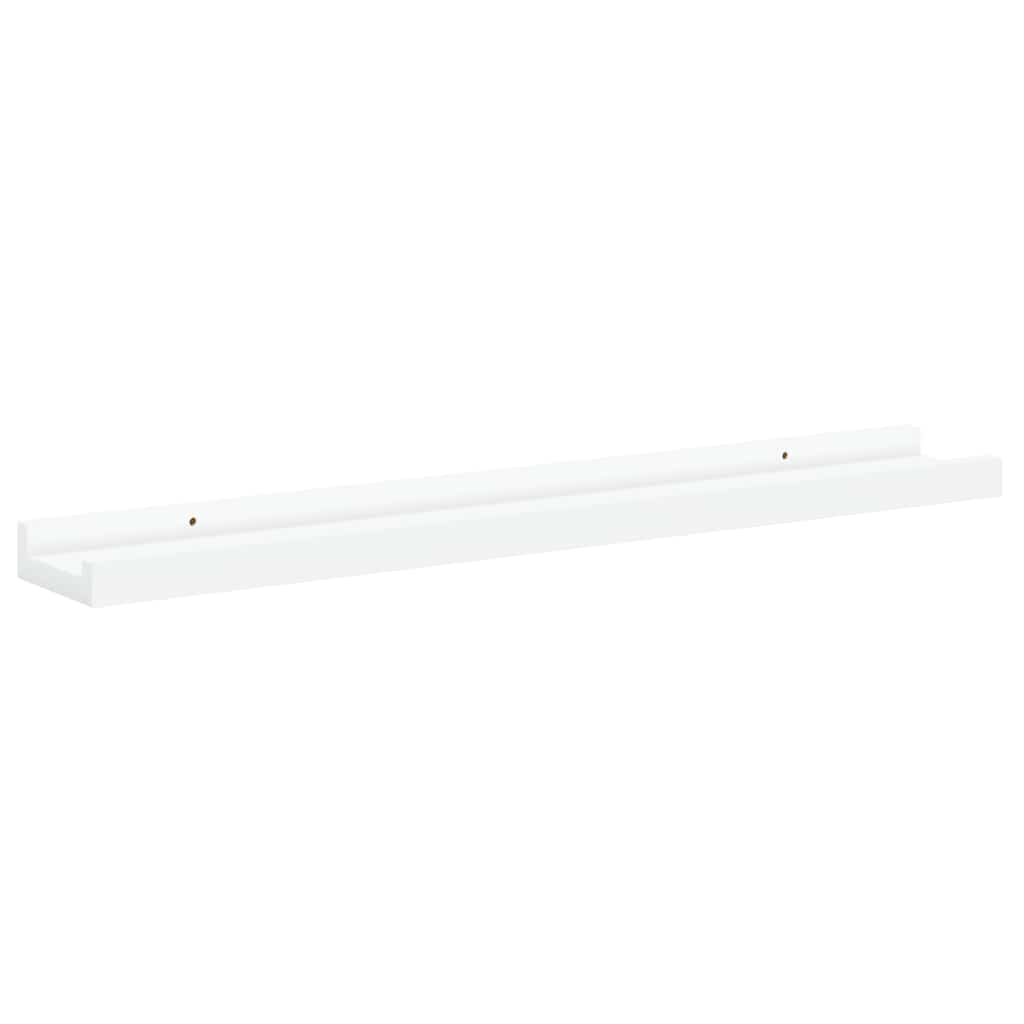 Mensole da Parete 4 pz Bianche 60x9x3 cm | homemem39