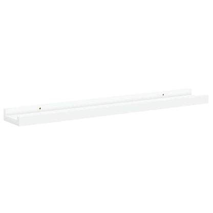 Mensole da Parete 4 pz Bianche 60x9x3 cm | homemem39
