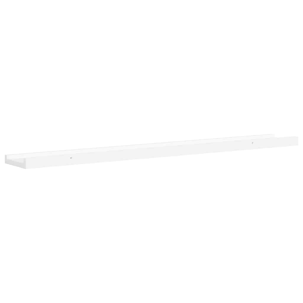 Mensole da Parete 4 pz Bianche 80x9x3 cm | homemem39