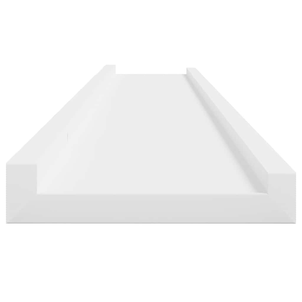 Mensole da Parete 4 pz Bianche 100x9x3 cm | homemem39