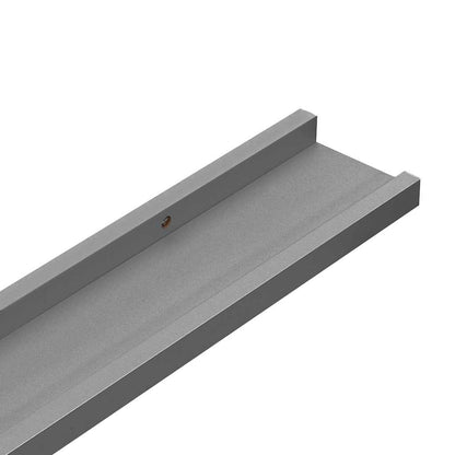 Mensole da Parete 4 pz Grigie 100x9x3 cm | homemem39
