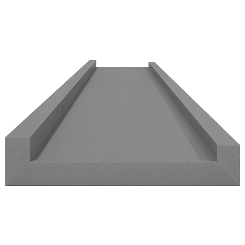 Mensole da Parete 4 pz Grigie 115x9x3 cm | homemem39