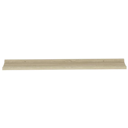 Mensole da Parete 2 pz Rovere Sonoma 100x9x3 cm | homemem39