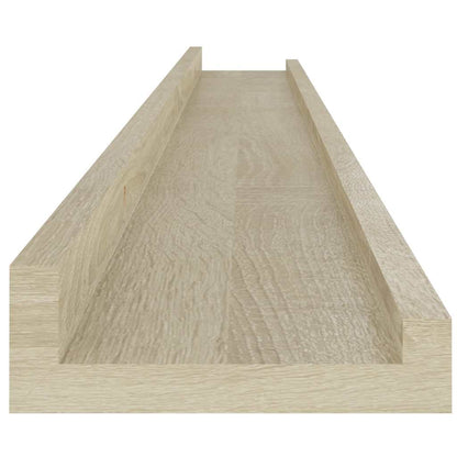 Mensole da Parete 2 pz Rovere Sonoma 100x9x3 cm | homemem39