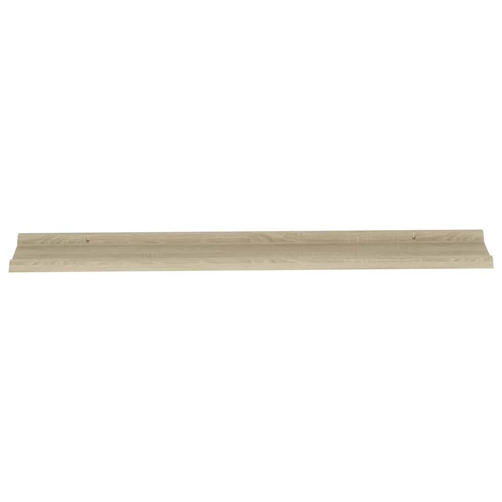 Mensole da Parete 2 pz Rovere Sonoma 115x9x3 cm | homemem39