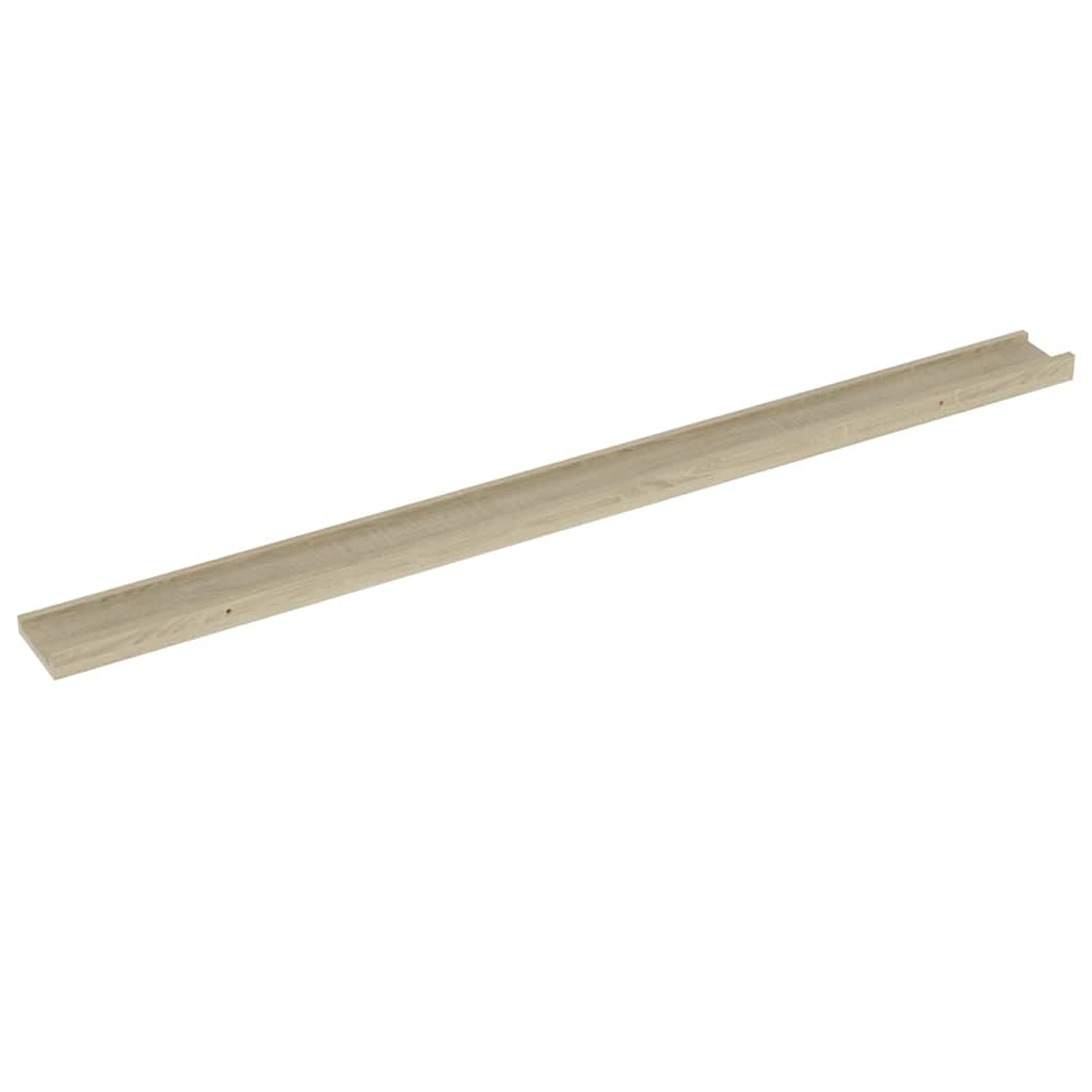 Mensole da Parete 2 pz Rovere Sonoma 115x9x3 cm | homemem39