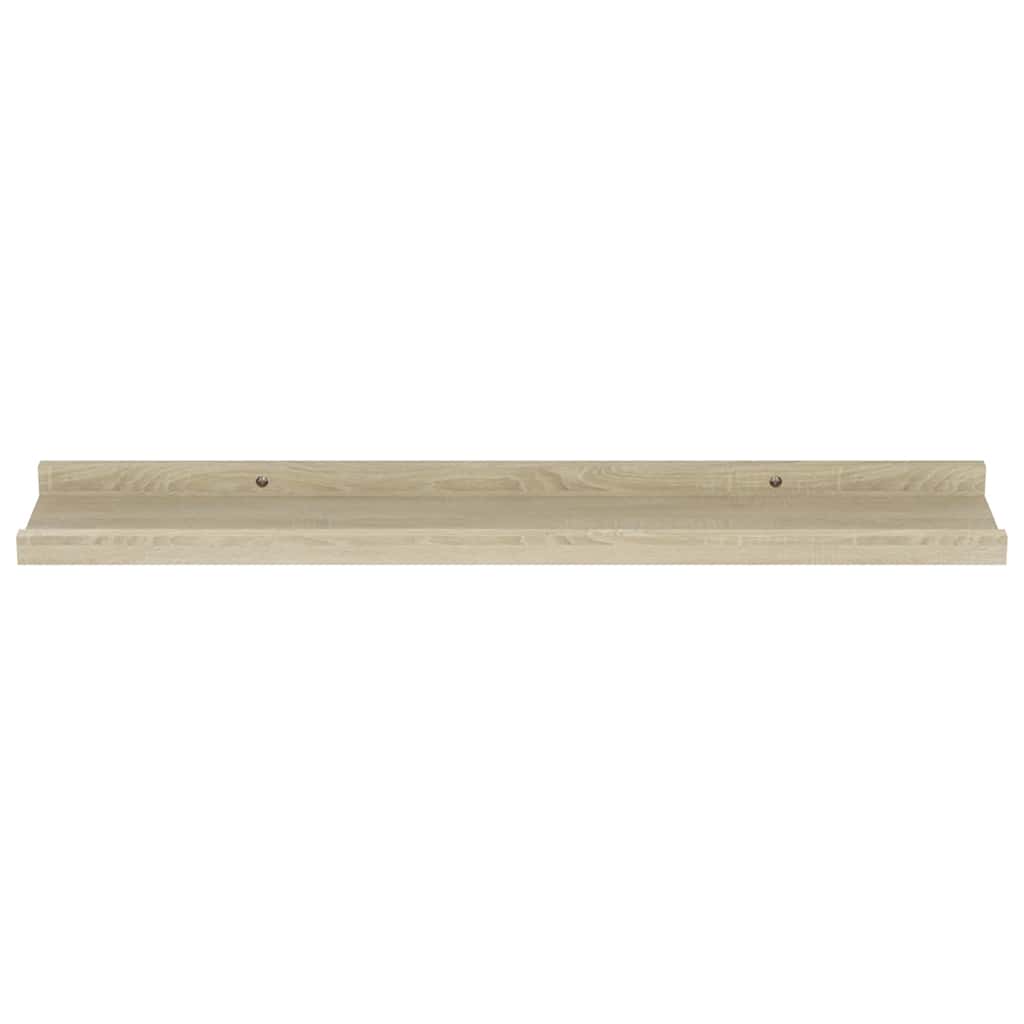 Mensole da Parete 4 pz Rovere Sonoma 60x9x3 cm | homemem39