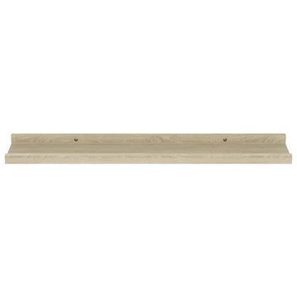 Mensole da Parete 4 pz Rovere Sonoma 60x9x3 cm | homemem39