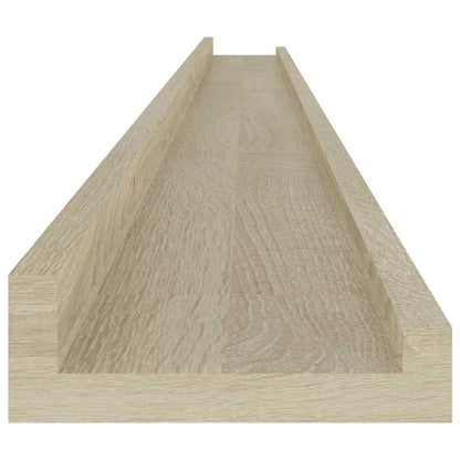 Mensole da Parete 4 pz Rovere Sonoma 115x9x3 cm | homemem39