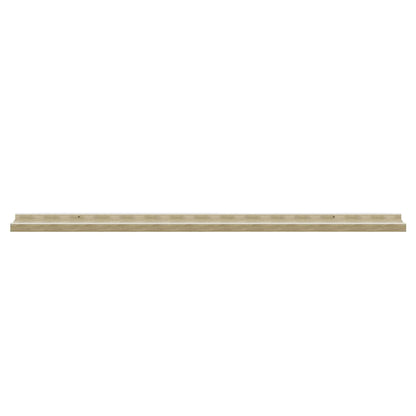 Mensole da Parete 2 pz Bianco e Rovere Sonoma 100x9x3 cm | homemem39