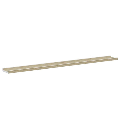 Mensole da Parete 4 pz Bianco e Rovere Sonoma 115x9x3 cm | homemem39