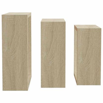Mensole a Cubo da Parete 3 pz Rovere Sonoma | homemem39