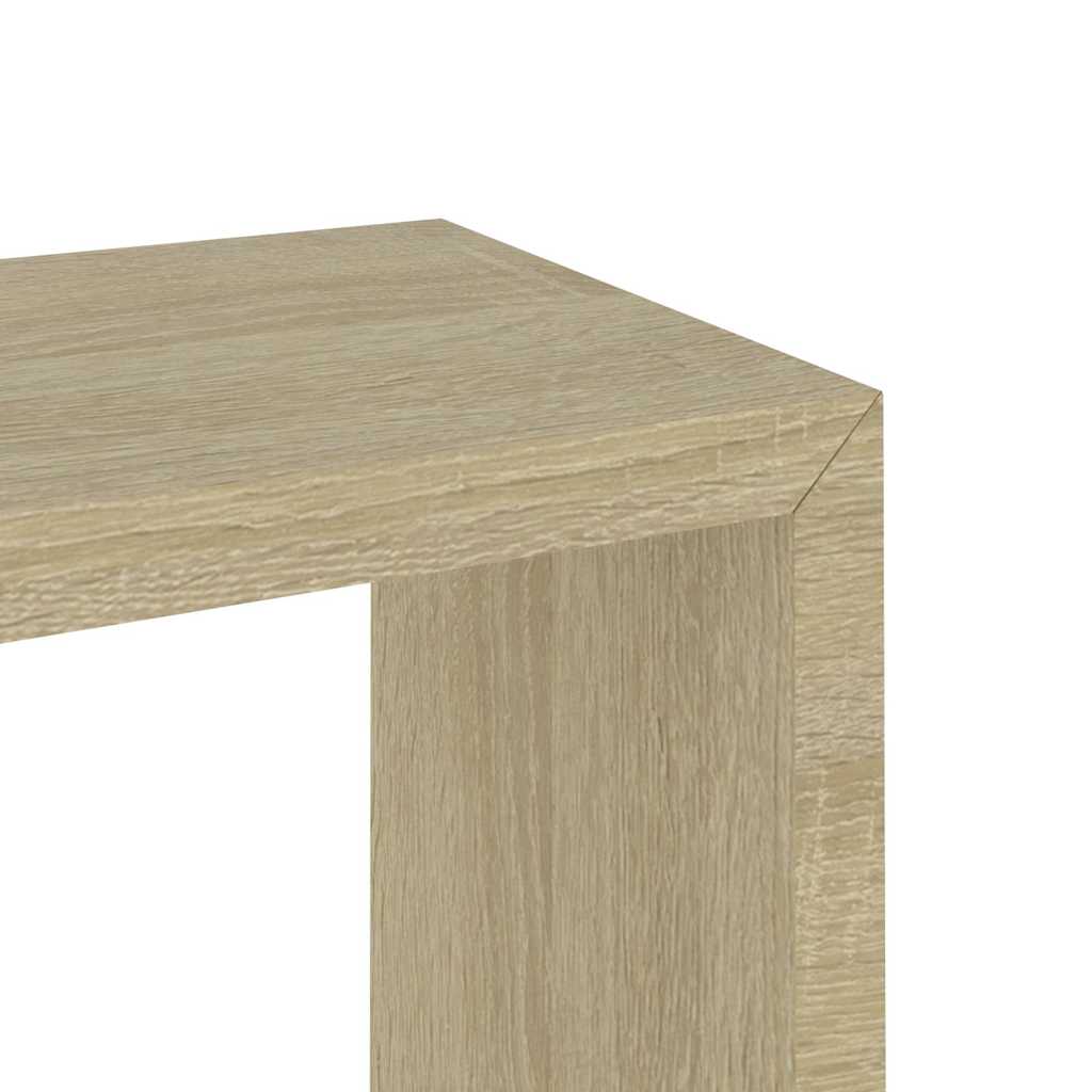 Mensole a Cubo da Parete 3 pz Rovere Sonoma | homemem39