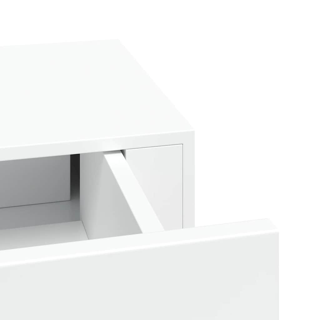 Scaffale con Cassetti da Parete Bianco 40x23,5x10 cm in MDF | homemem39