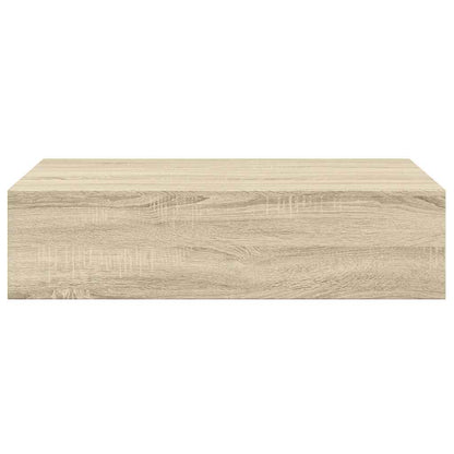 Scaffale con Cassetti da Parete Rovere 40x23,5x10 cm in MDF | homemem39