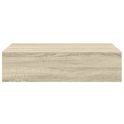 Scaffali con Cassetti da Parete 2 pz Rovere 40x23,5x10 cm MDF | homemem39
