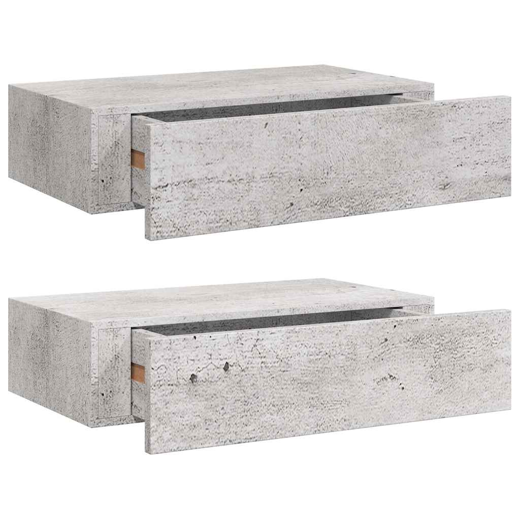 Scaffali con Cassetti 2 pz in MDF
