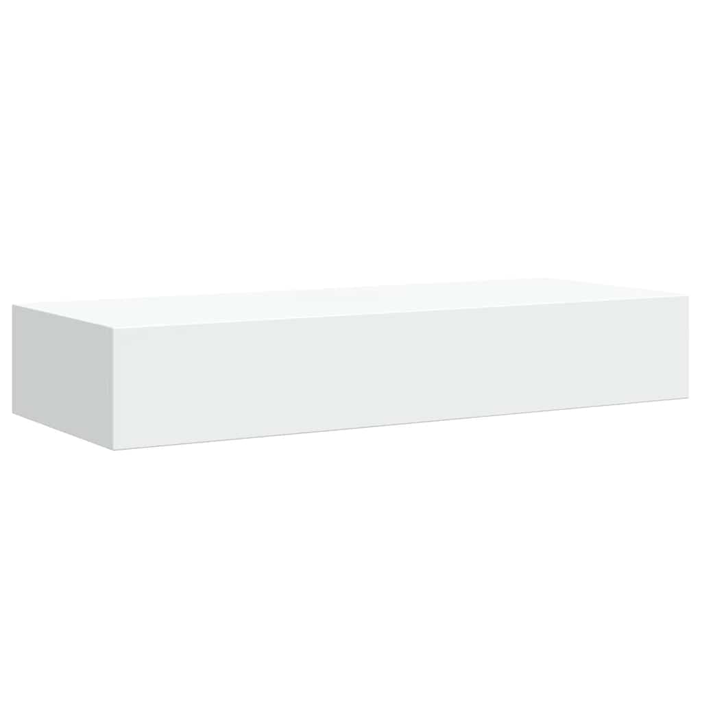 Scaffale con Cassetti da Parete Bianco 60x23,5x10 cm in MDF | homemem39