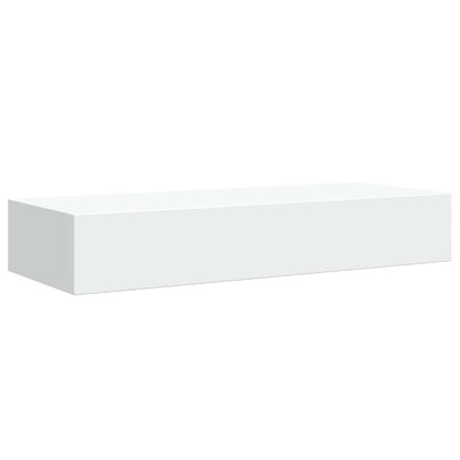 Scaffali con Cassetti da Parete 2 pz Bianchi 60x23,5x10 cm MDF | homemem39