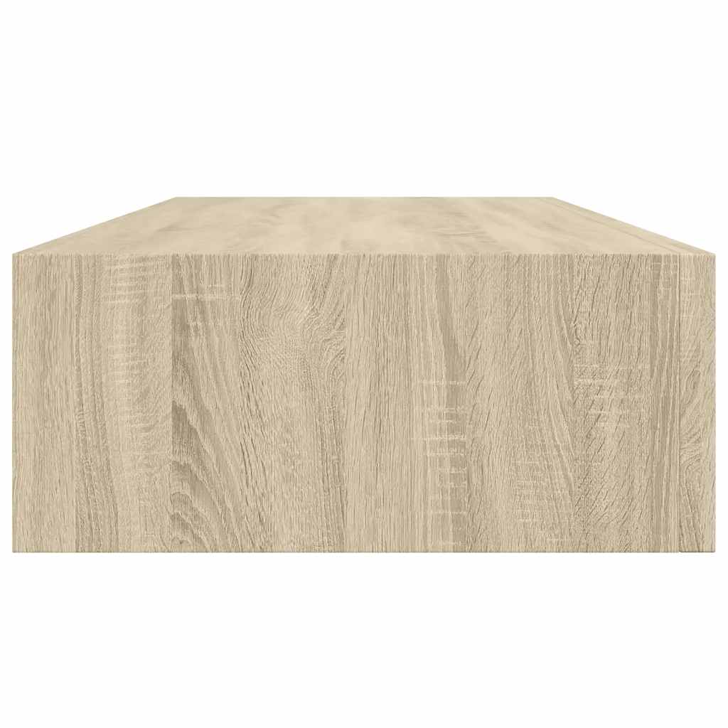 Scaffali con Cassetti da Parete 2 pz Rovere 60x23,5x10 cm MDF | homemem39