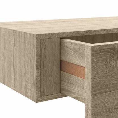Scaffali con Cassetti da Parete 2 pz Rovere 60x23,5x10 cm MDF | homemem39