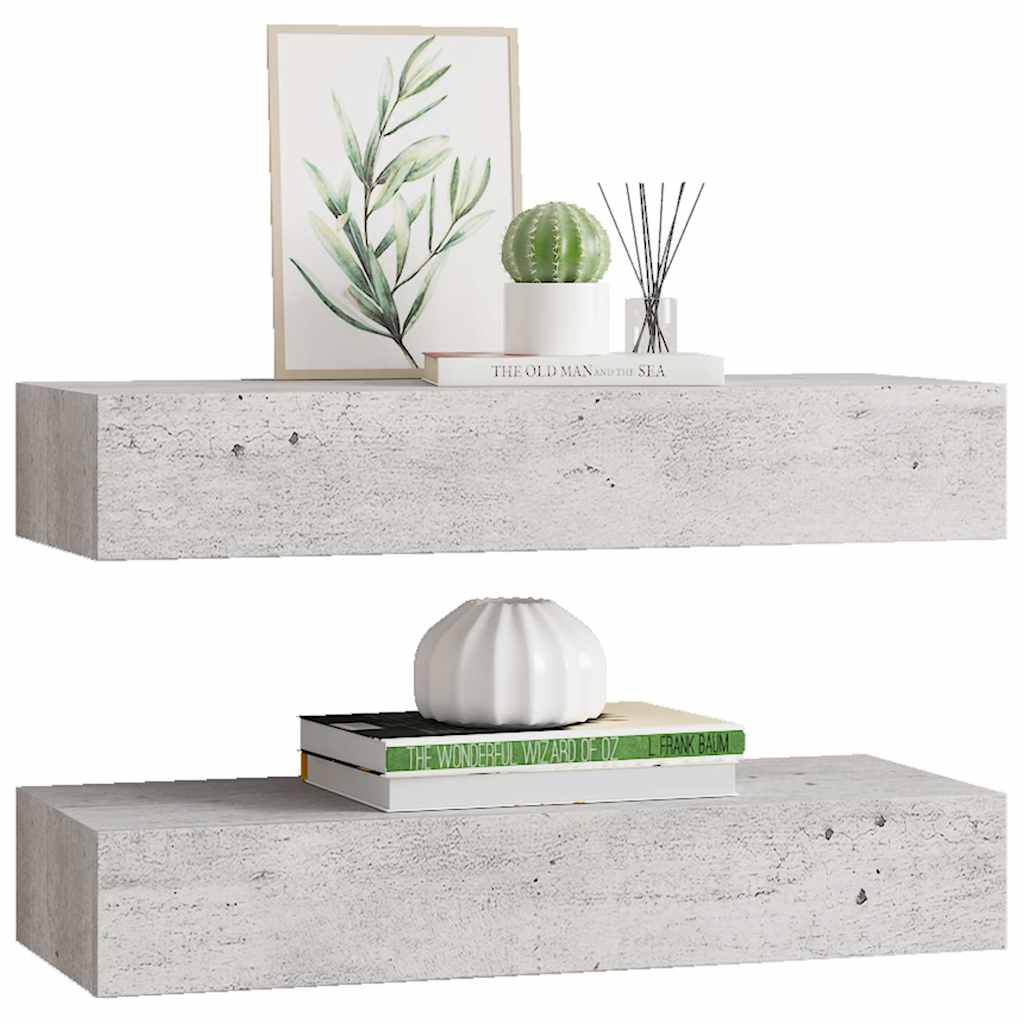 Scaffali con Cassetti 2 pz in MDF