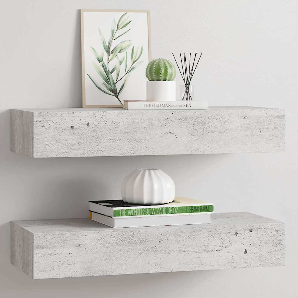 Scaffali con Cassetti 2 pz in MDF