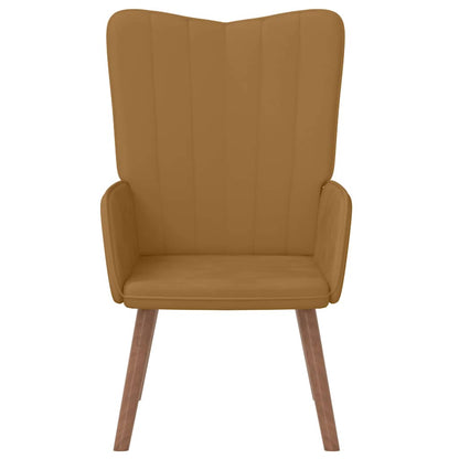 Poltrona Relax Marrone in Velluto