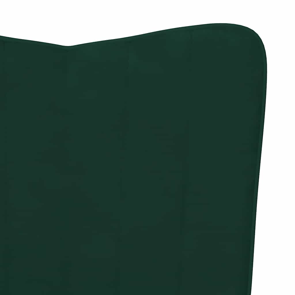 Sedia Relax Verde Scuro in Velluto | homemem39