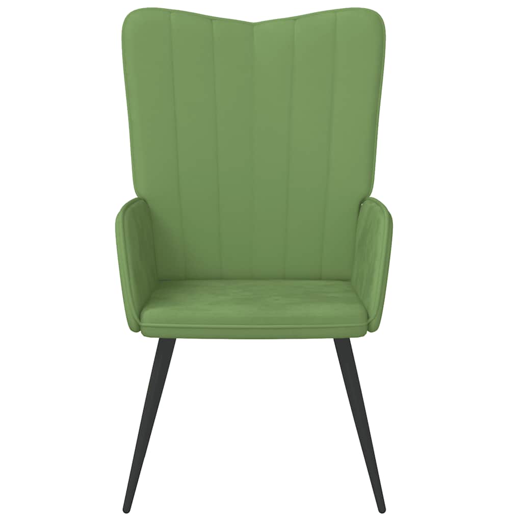 Sedia Relax Verde Chiaro in Velluto | homemem39