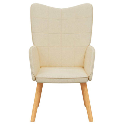 Sedia Relax Crema in Tessuto - homemem39